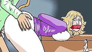 light-haired Assistant humped by immense sausage Arab chief