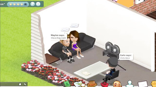 Steamy tramp gives impressive oral job