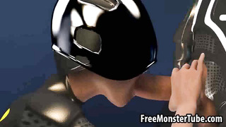 3 DIMENSIONAL animation Tron stunner bj's dick and gets pounded