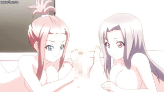 2 steaming anime honies pleasing