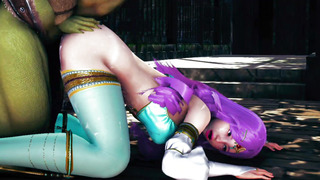 3 dimensional Anime Porn Toon - Knight Lose to Monster Ork Episode1