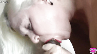 GRANNYLOVESBLACK - Ebony Intimate Trainer Penetrates Grannie's Cooter