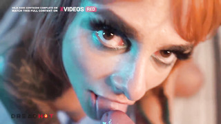 Ruiva de Fear se deliciando e babando na rola - Fear Scorching