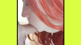 Tiffany Tamara cosplays Poison Ivy and gives Batman a humid filthy gargle job!!