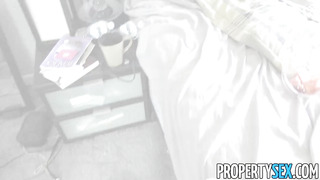 Juicy ash-blonde stunner is squealing while her step- step-brother is plowing her from the back