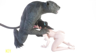 Сutie Whore mating with Hairy - Fat Fuckpole Monster - 3 DIMENSIONAL Porno Insatiable Life