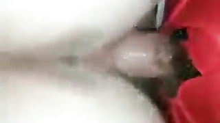 Teenager railing Father's wood