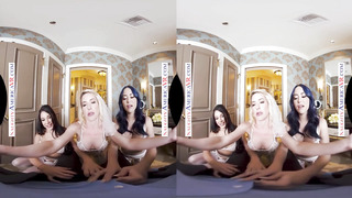 Kinky America - Kit Mercer is getting married and her bridesmaids Eve Marlowe and Gianna Grey surprise her with one last rail