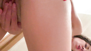 I penetrated my nineteen y.o. dame-homie right in the douche after our walk! Katty West