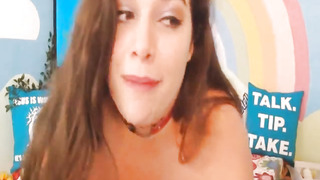 Beautiful Red-Hot Black-Haired Passionate Torrid Taunted