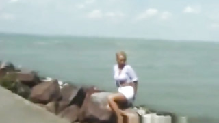 young teenagers urinating in public