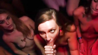 Eva Lovia And The Women Celebrate On Spunk-Pump When It Shots Jism On Them