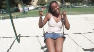 Black Teenie's Very First Pornography Vignette