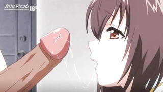 Petite Hentai Girl Blackmailed into First BLowjob