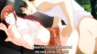 Melty Orgasm Busty Aunt Fucked Hard in Van Outdoor