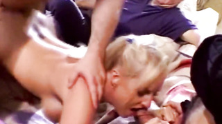 busty blonde wife enjoyed banging another stranger