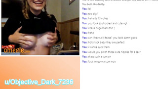 Cute Teen Is Shocked By Omegle Monster Cock