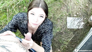 Outdoor sex with my incredibly hot girl
