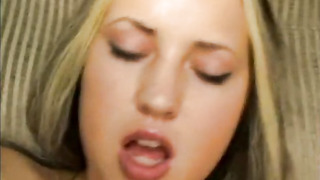 Blond girl likes cock