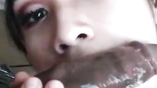 Petite Asian Sucks BBC for Cash