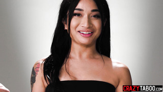 Small tits Asian MILF hot masturbation