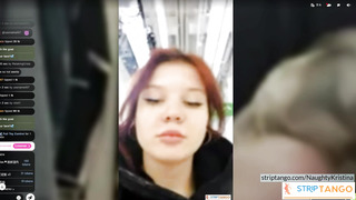 NaughtyKristina Lustful drama at stripTango