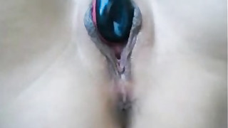 Hot Teen masturbating with dildo