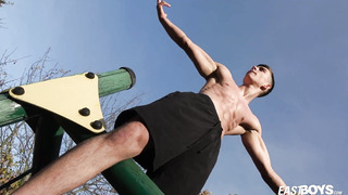 Emilion Reynolds shows off his hot sexy teen body