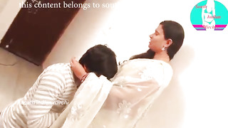 Plump Indian gal and her bony paramour are always having a good time with each other