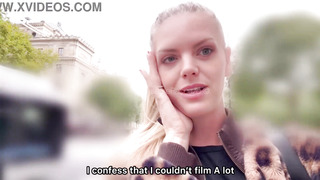 Manuel Ferrara wrecks a lil French tart with his meaty sausage!!