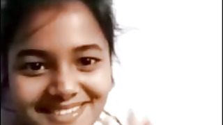 Uber-cute Indian Teenie Naked Vid Call Par Hindi Mms
