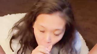 molten japanese munches good-sized man-meat for post exercise snack BJ MONEY-SHOT IN GULLET