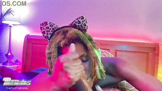 NANNY BIG BLACK COCK GETS SLAMMED INTO DEEP-THROATING TEENIE BI-ATCH’S WINDPIPE!