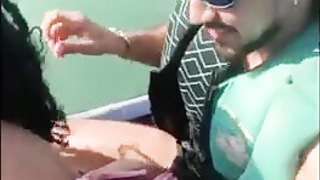 A beautiful Latin doll gets lost in her cuckolded hubby's clutches and heads to have hook-up with the jet ski educator at river, far from her cuckolded spouse.