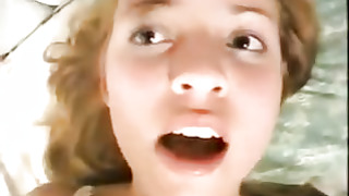 Small South Yankee Teenage Doesnt like DOUBLE PENETRATION