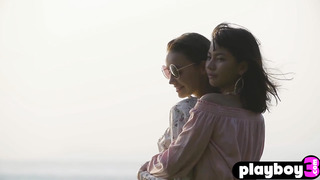 Sexy lesbians hot danced for a camera and they liked it