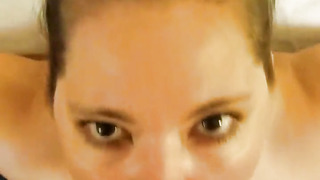 Steamy dickblowing unexperienced gets a grubby facial cumshot