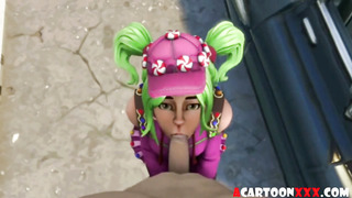 Fortnite fuck-fest sesh with mischievous stunners