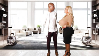 Big-Titted cougar is about to have insatiable bang-out with her spectacular co- employee, until they both spunk